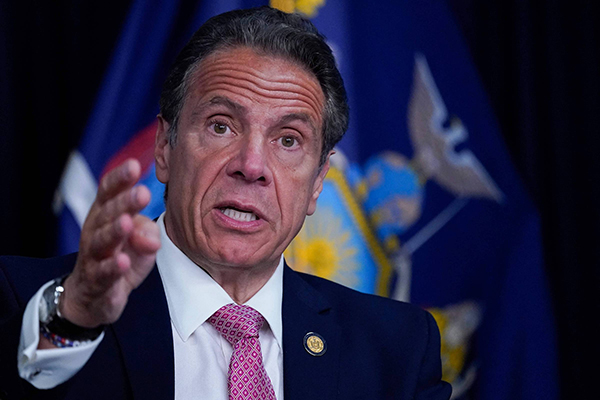 O governador de Nova York, Andrew Cuomo