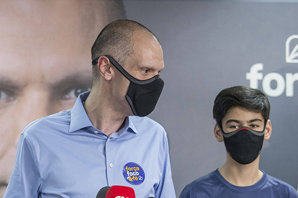 Bruno Covas e o filho, Tomás