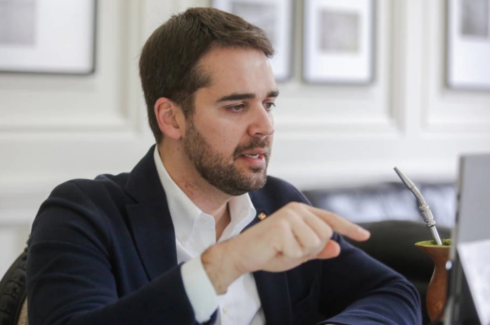 O governador do Rio Grande do Sul, Eduardo Leite