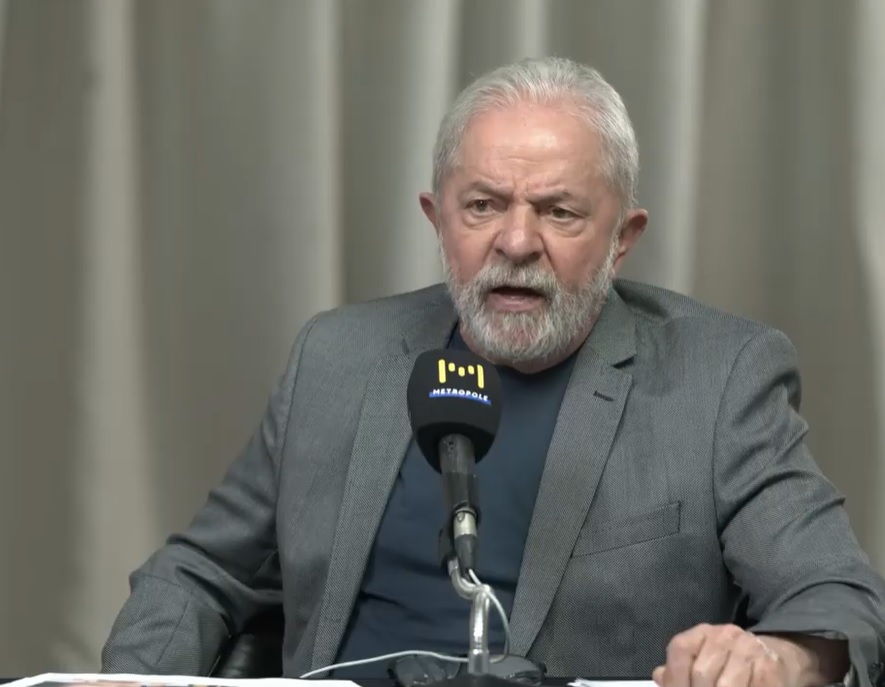 Na imagem, o ex-presidente Luiz Inácio Lula da Silva, do PT