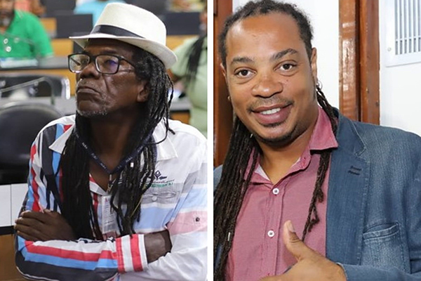 O filósofo e ativista Raimundo Bujão e o historiador Cristiano Lima