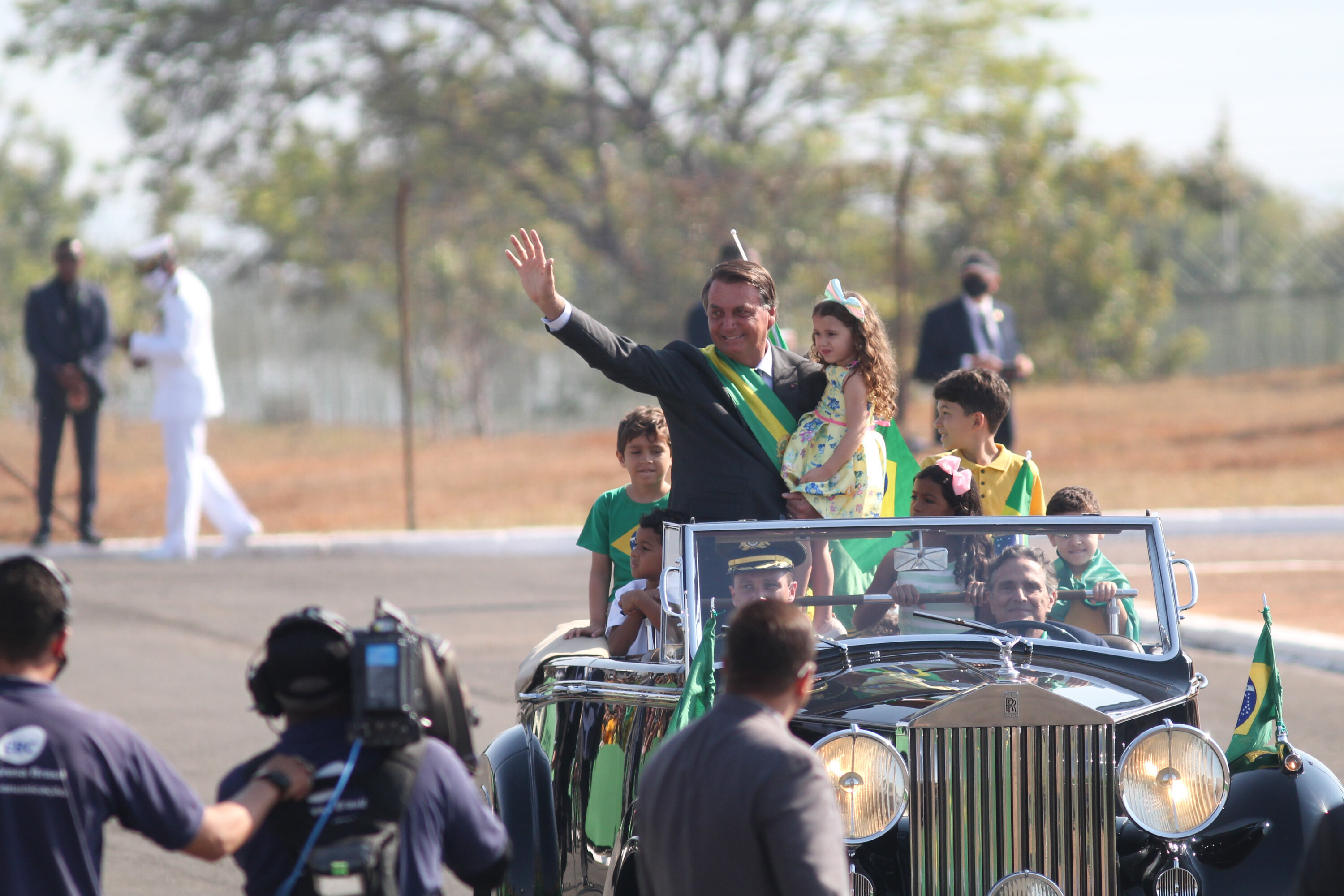 Jair Bolsonaro no desfile de 7 de setembro Jair Bolsonaro no desfile de 7 de setembro