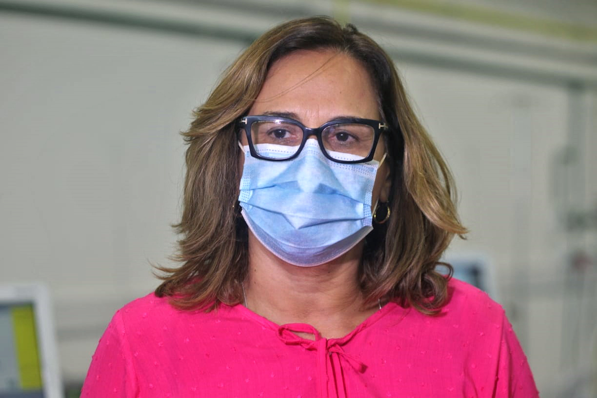 Secretária estadual da Saúde, Tereza Paim