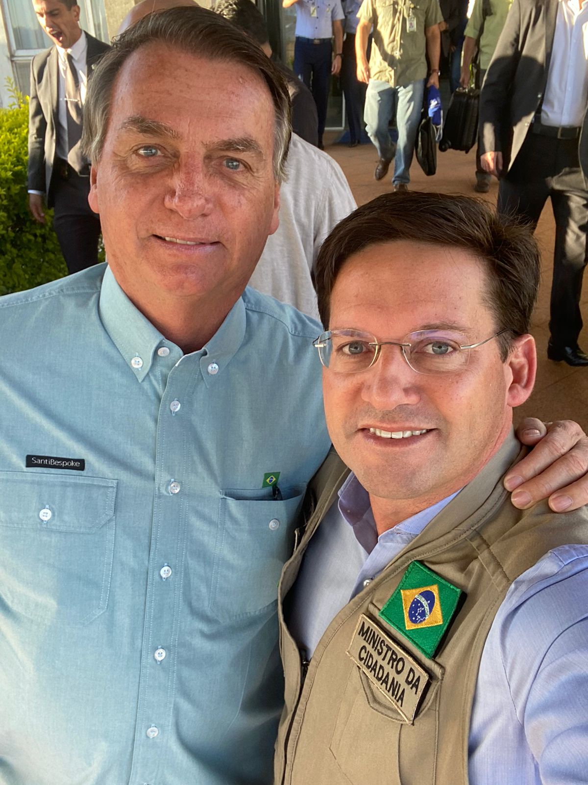Jair Bolsonaro e João Roma Jair Bolsonaro e João Roma