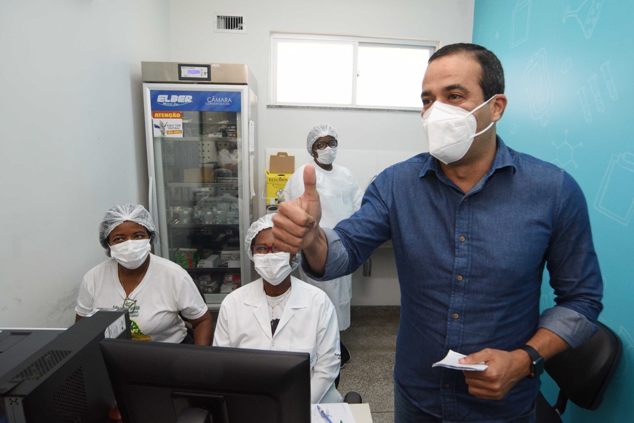 Imagem de Prefeito alerta cidadãos para necessidade da segunda dose contra Covid-19 Imagem de Prefeito alerta cidadãos para necessidade da segunda dose contra Covid-19