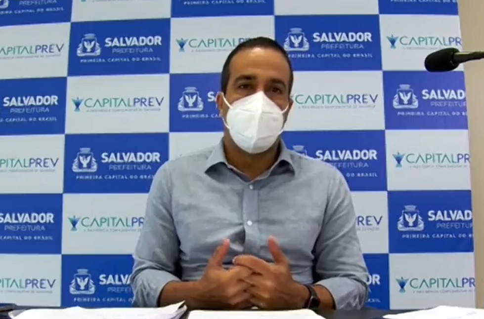 Na imagem, o prefeito de Salvador, Bruno Reis, do Democratas