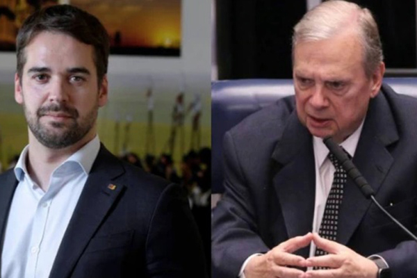 O governador do Rio Grande do Sul, Eduardo Leite (PSDB), e o senador Tasso Jereissati (PSDB)
