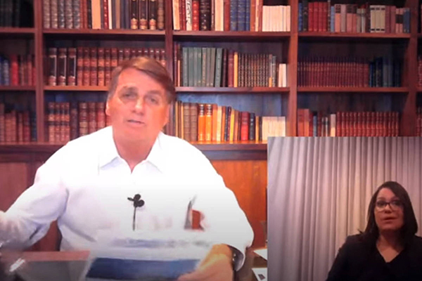 O presidente Jair Bolsonaro