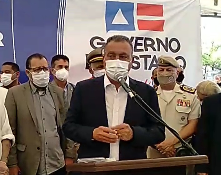 Na imagem, o governador Rui Costa, do PT