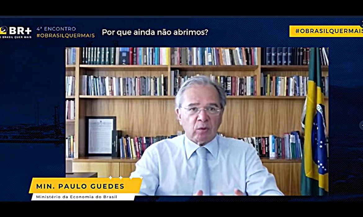 Guedes participou de evento da Câmara Internacional de Comércio