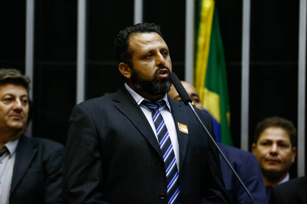 O caminhoneiro Wallace Landim, mais conhecido como Chorão, representante da categoria O caminhoneiro Wallace Landim, mais conhecido como Chorão, representante da categoria