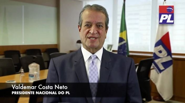 Presidente nacional do PL, Valdemar Costa Neto