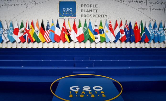 Reunião do G20, em Roma