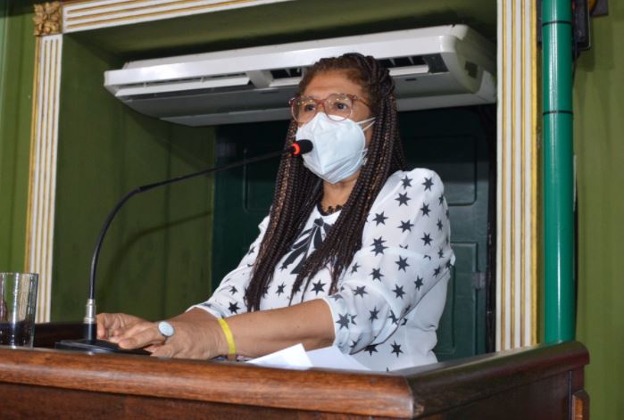 Pré-candidata a deputada federal, a vereadora Marta Rodrigues (PT)