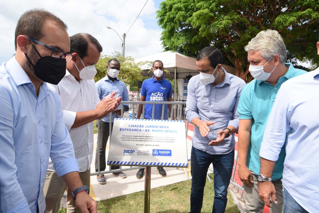 Realizada pela Prefeitura, a obra foi entregue com a presença do prefeito Bruno Reis e demais gestores municipais