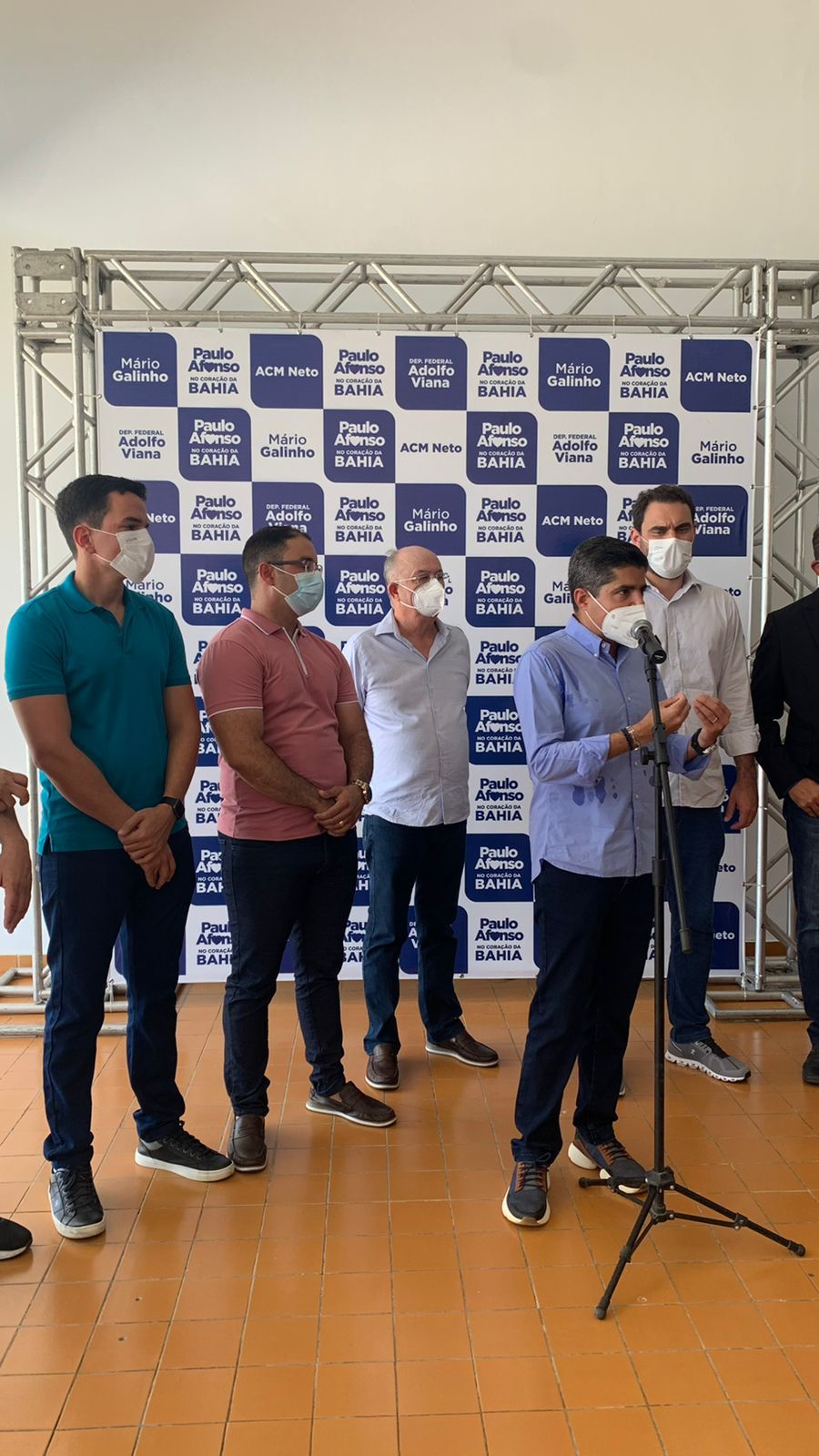 Em Paulo Afonso, ex-prefeito disse ainda que se for governador, vai chamar para si a responsabilidade sobre o problema da segurança pública