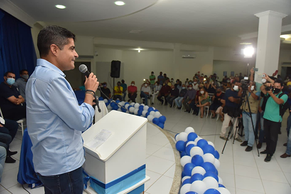 O ex-prefeito de Salvador ACM Neto (Democratas/União Brasil) em Miguel Calmon O ex-prefeito de Salvador ACM Neto (Democratas/União Brasil) em Miguel Calmon