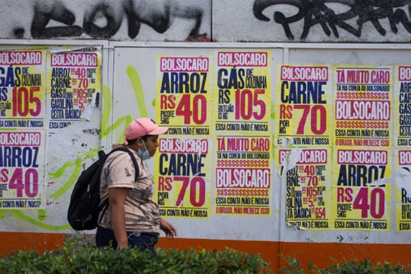 Os atos deste sábado ocorrerão no momento em que o índice oficial de inflação chega ao patamar de 10% 