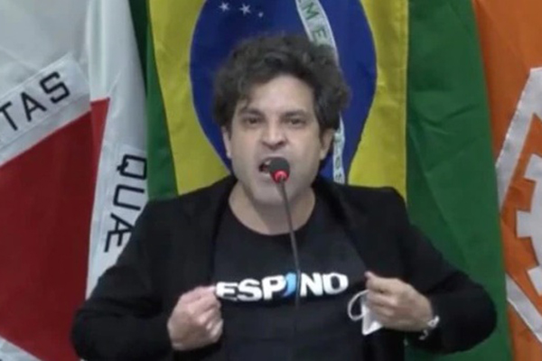 O vereador Diego Espino (PSL) 