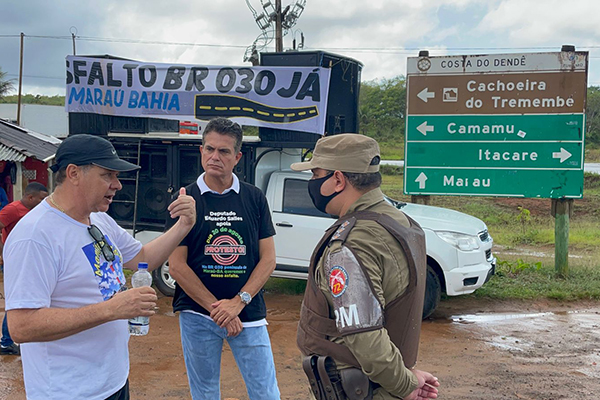 O deputado estadual Eduardo Salles cobra que o governo federal realize o asfaltamento de 27 quilômetros da BR-030