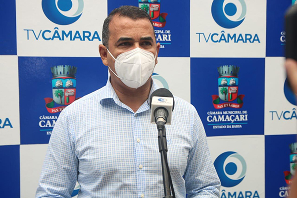 Presidente da Câmara Municipal de Camaçari, Júnior Borges (MDB) Presidente da Câmara Municipal de Camaçari, Júnior Borges (MDB)