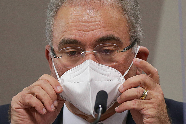 O ministro da Saúde, Marcelo Queiroga