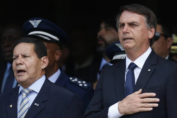 Hamilton Mourão e Jair Bolsonaro Hamilton Mourão e Jair Bolsonaro