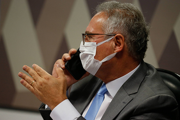 O senador Renan Calheiros (MDB-AL)