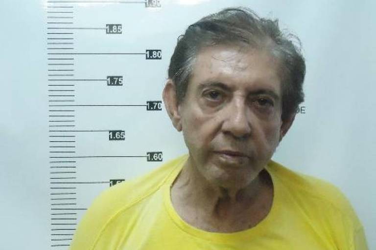 João de Deus em foto da polícia, na prisão, em 2018