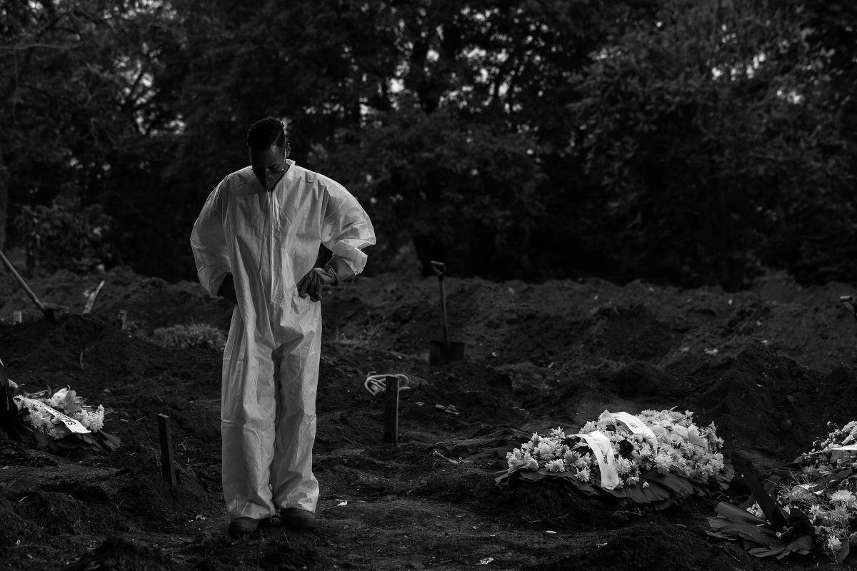 Média semanal de vítimas do coronavírus fica em 208, um pouco acima do número registrado no dia anterior