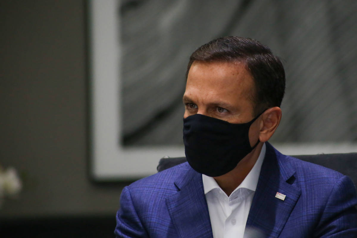 João Doria pediu à Anvisa urgência na vacinação de crianças contra Covid João Doria pediu à Anvisa urgência na vacinação de crianças contra Covid