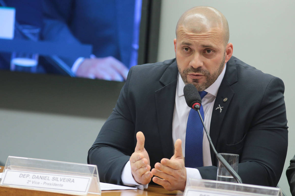 O deputado Daniel Silveira (PSL - RJ)