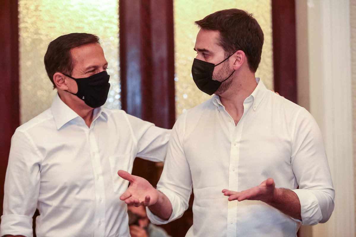Caso, revelado pela Folha, virou tema de redes sociais; gaúcho acusa Doria de distorcer resposta