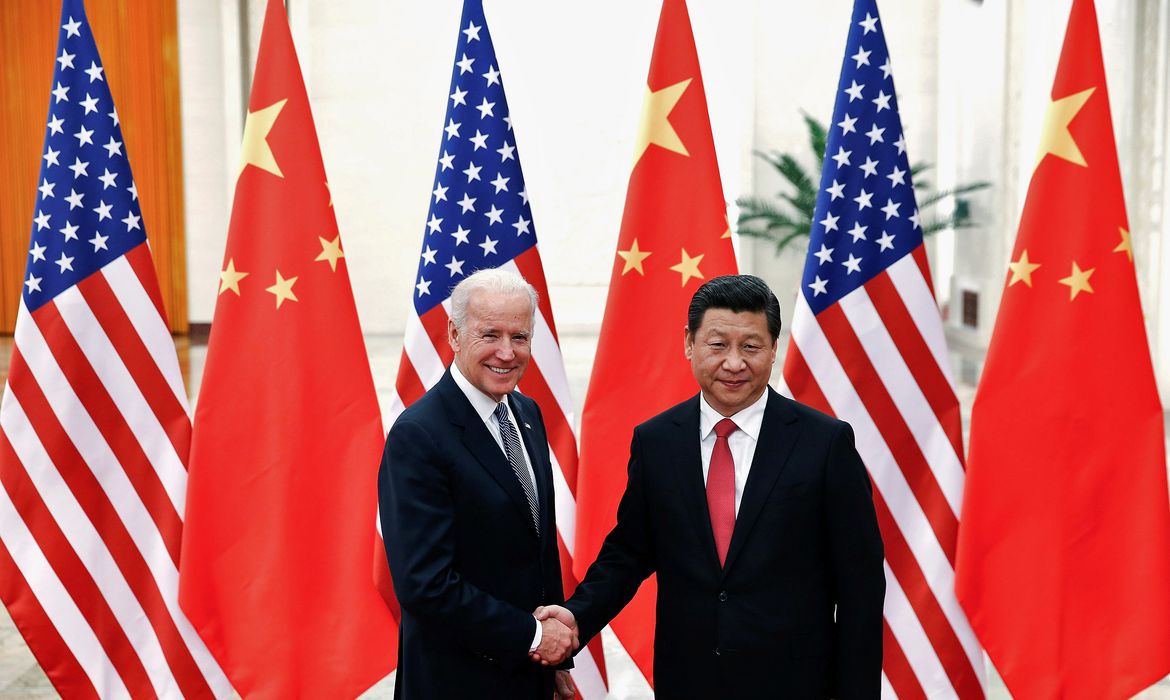 Xi Jinping e Biden conversaram durante reunião virtual Xi Jinping e Biden conversaram durante reunião virtual