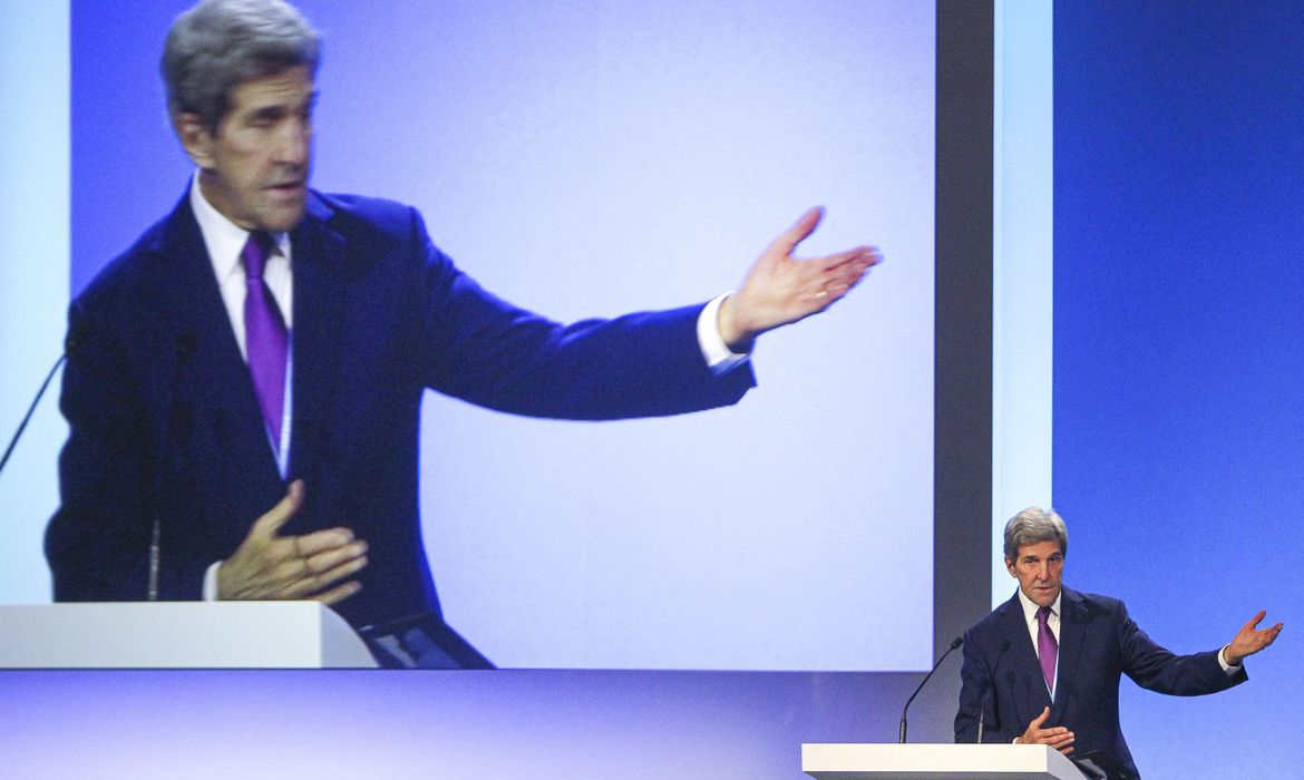 John Kerry falou a prefeitos do mundo inteiro na COP26