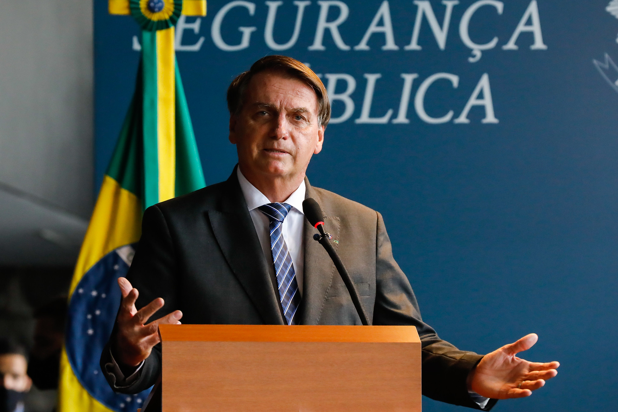 O ex-presidente Jair Bolsonaro