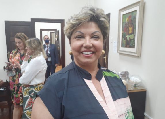 Desembargadora Gardênia Duarte participou de coletiva à imprensa, na tarde desta quarta-feira (17), na sede da Amab