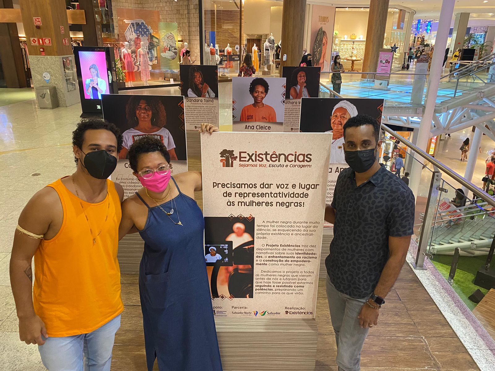 Exposição reforça as discussões sobre o enfrentamento ao racismo e o empoderamento feminino Exposição reforça as discussões sobre o enfrentamento ao racismo e o empoderamento feminino