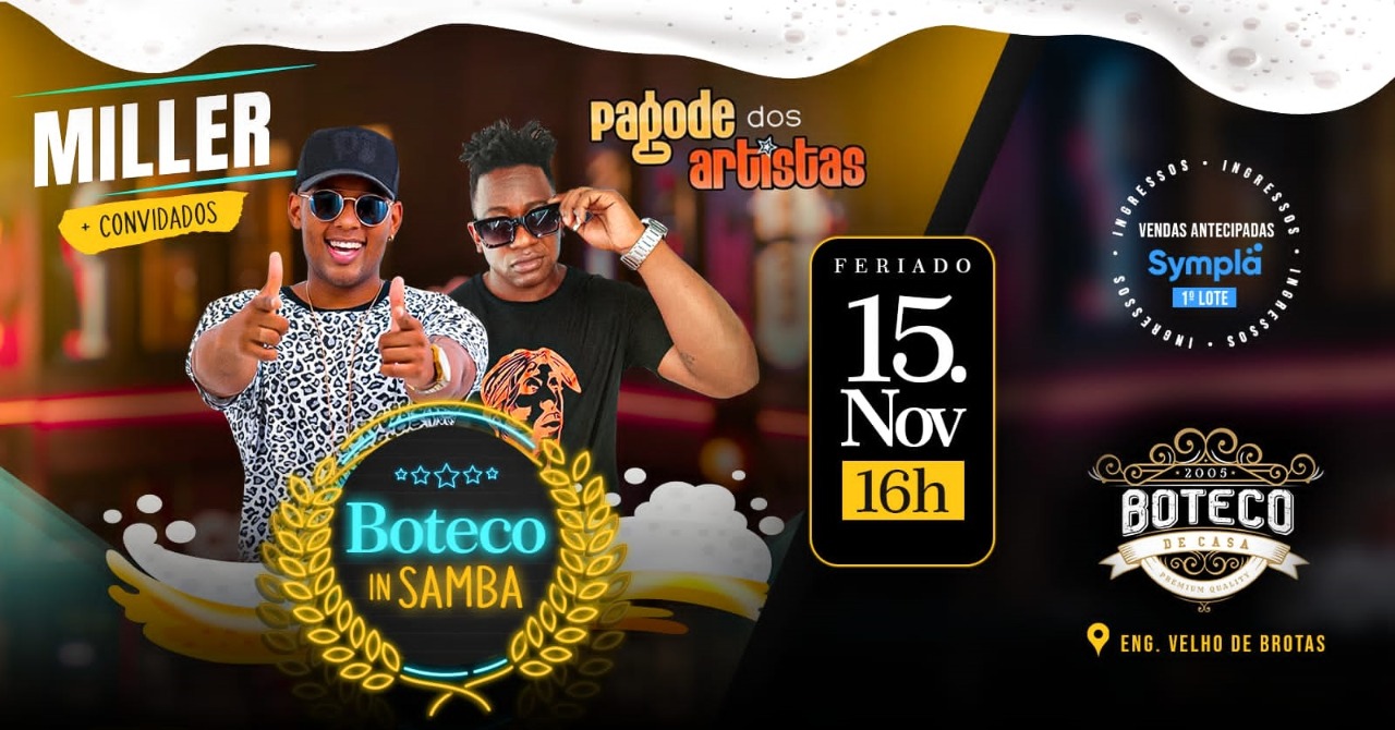 Imagem de Boteco in Samba marca a volta da cultura musical no bairro do Engenho Velho de Brotas