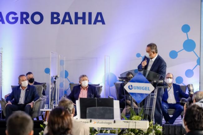 O governador Rui Costa, Luiz Caetano (Serin) e o secretário de Produtividade do Ministério da Economia, Carlos da Costa O governador Rui Costa, Luiz Caetano (Serin) e o secretário de Produtividade do Ministério da Economia, Carlos da Costa