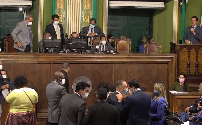 Sessão plenária realizada na tarde desta segunda-feira (8) na Câmara Municipal de Salvador Sessão plenária realizada na tarde desta segunda-feira (8) na Câmara Municipal de Salvador