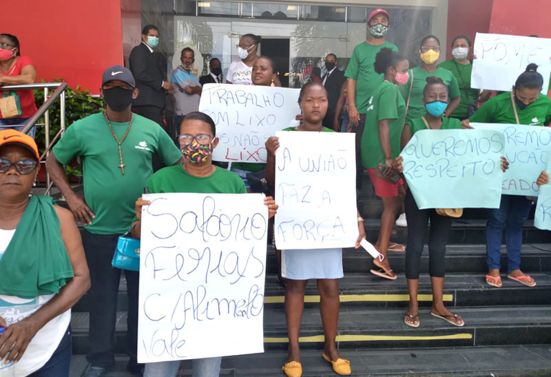 s profissionais pararam suas atividades na última segunda (8) por falta de cumprimento do acordo pela Viverde s profissionais pararam suas atividades na última segunda (8) por falta de cumprimento do acordo pela Viverde