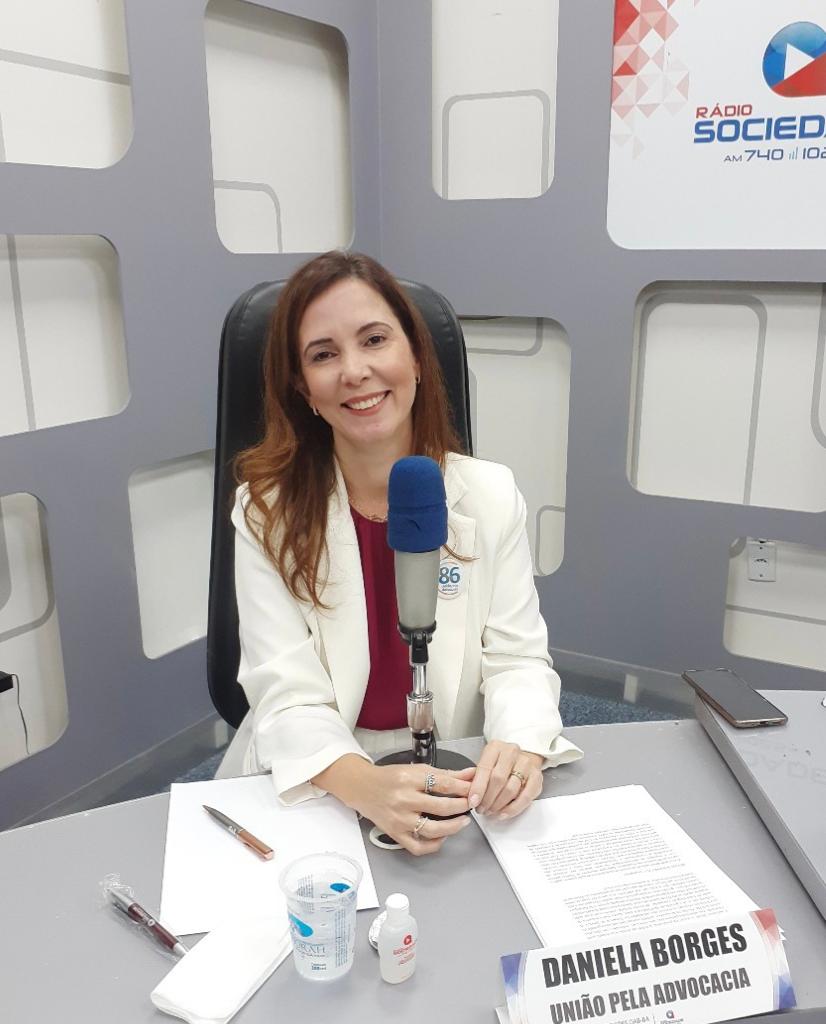 A advogada Daniela Borges, candidata à presidência da OAB da Bahia pela chapa União pela Advocacia A advogada Daniela Borges, candidata à presidência da OAB da Bahia pela chapa União pela Advocacia