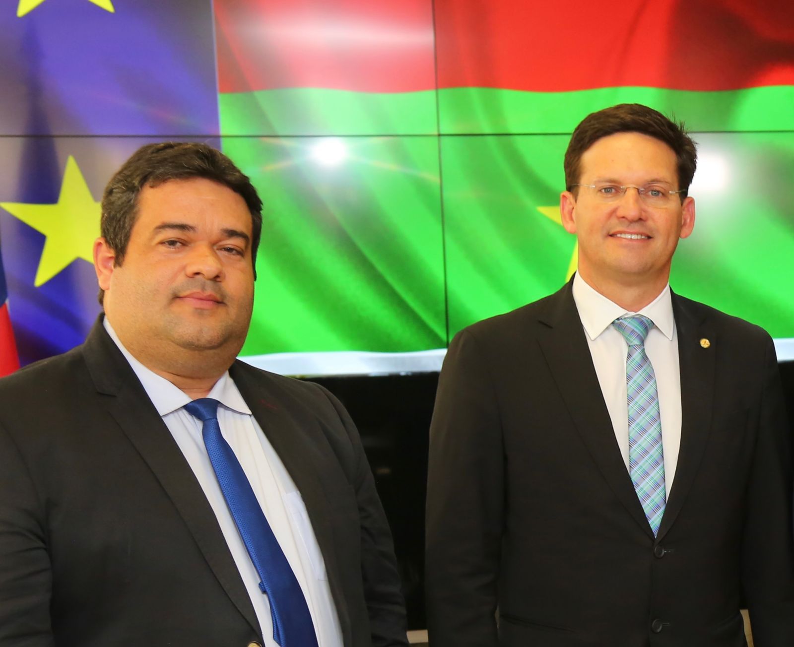 Vereador Ivan Cordeiro e o ministro da Cidadania, João Roma