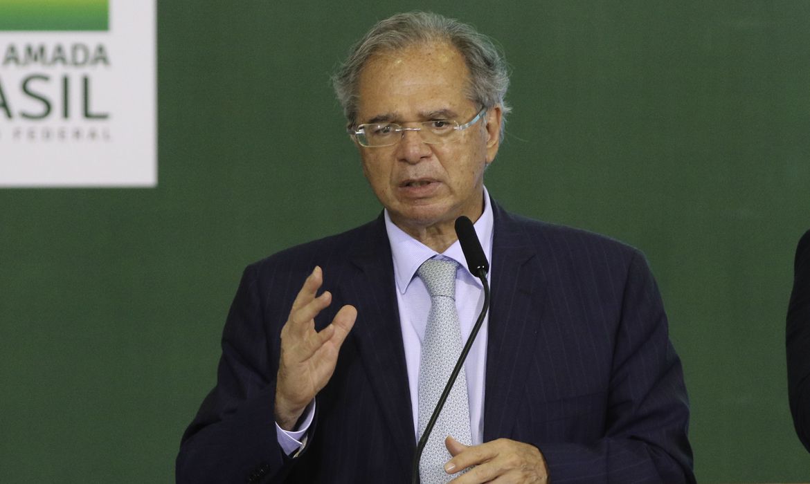 O ministro da Economia, Paulo Guedes