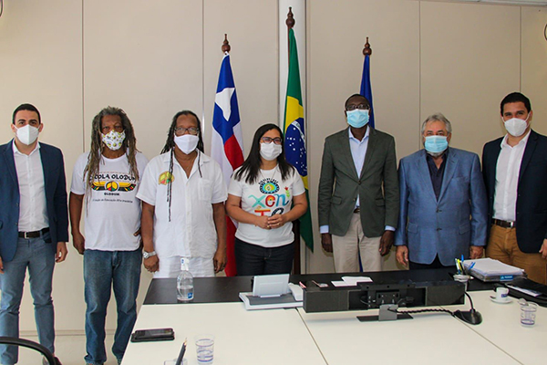 Reunião entre a Prefeitura de Salvador, a Embaixada da Costa do Marfim e o Olodum Reunião entre a Prefeitura de Salvador, a Embaixada da Costa do Marfim e o Olodum