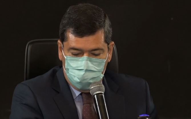 Vereador Claudio Tinoco (DEM) durante audiência pública que debate o retorno do Carnaval em Salvador