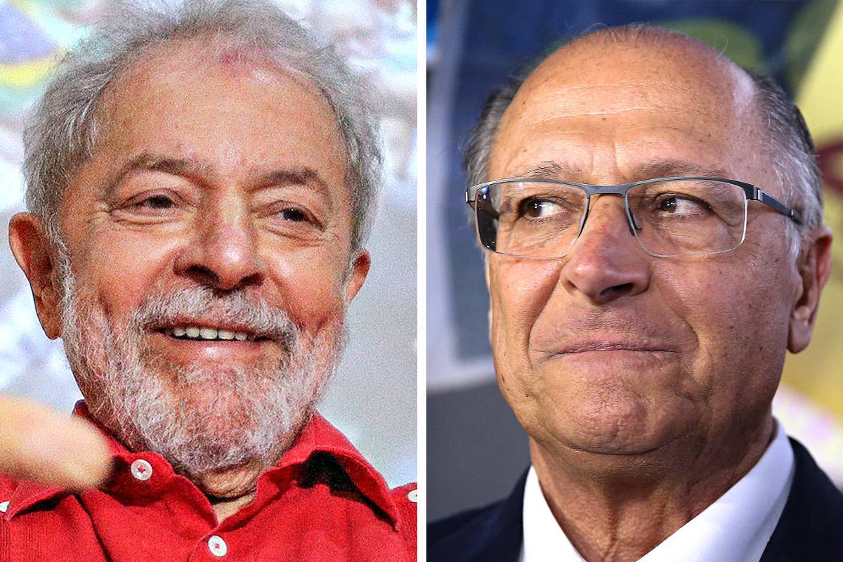 O ex-presidente Luiz Inácio Lula da Silva (PT) e o ex-governador Geraldo Alckmin (sem partido-SP) O ex-presidente Luiz Inácio Lula da Silva (PT) e o ex-governador Geraldo Alckmin (sem partido-SP)
