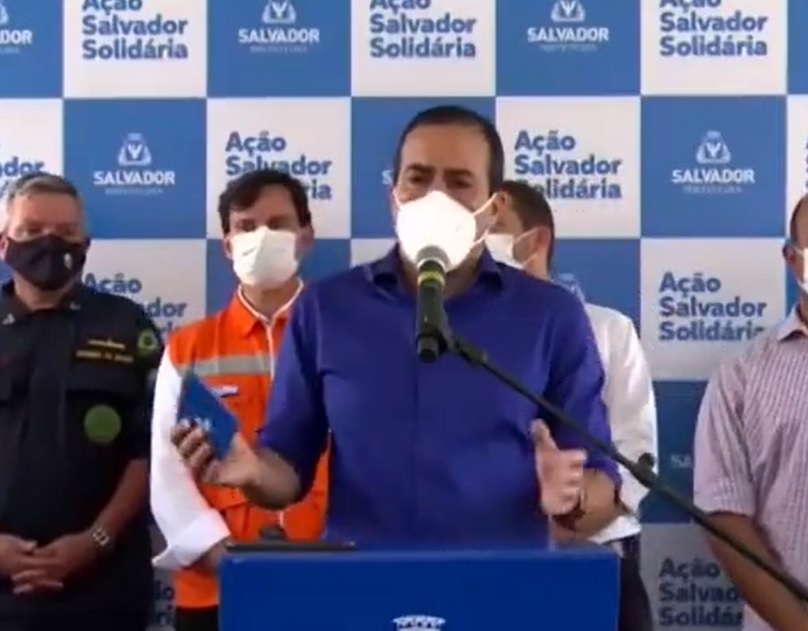 "Com certeza será uma ação que não irá gerar qualquer tipo de aglomeração na cidade”, adiantou o prefeito, em coletiva na manhã desta quarta-feira "Com certeza será uma ação que não irá gerar qualquer tipo de aglomeração na cidade”, adiantou o prefeito, em coletiva na manhã desta quarta-feira