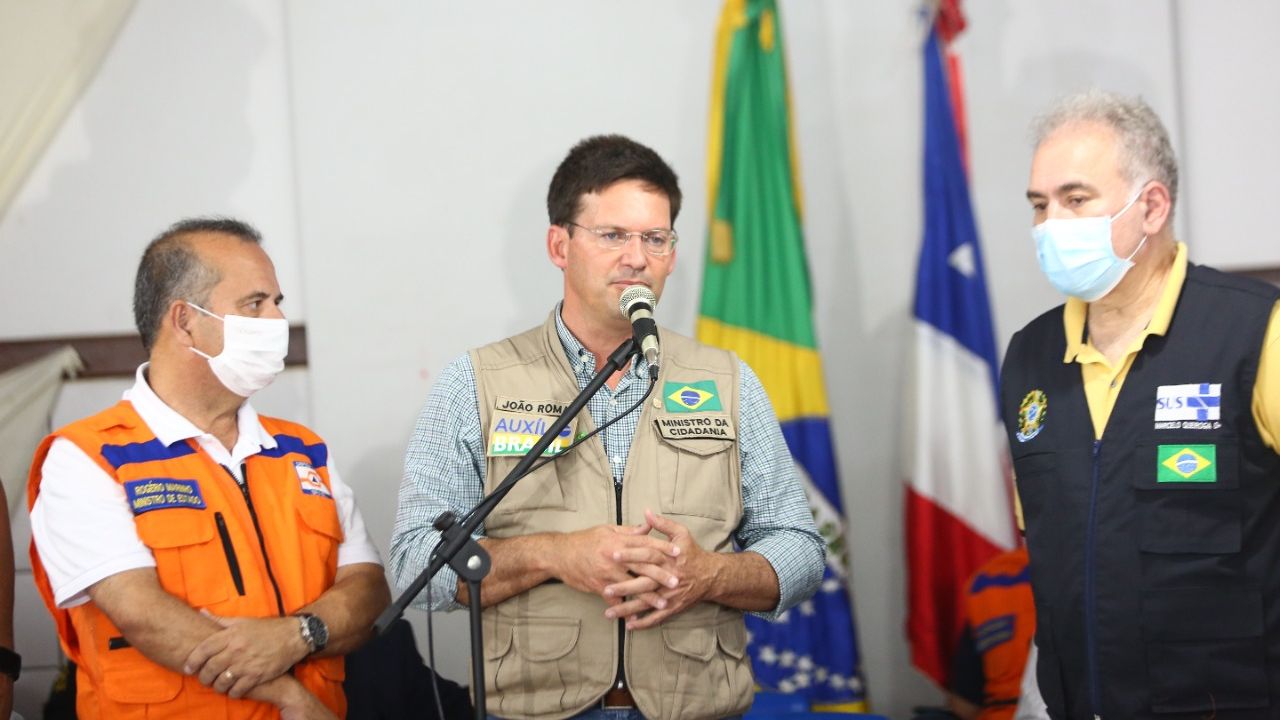 Ministros participaram de uma videoconferência com o presidente Jair Bolsonaro